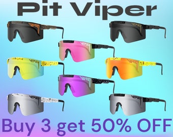 Pit Viper Kinderbrillen für Jugendliche | Outdoor-Sonnenbrillen | Sport-Sonnenbrille Viper | UV400-Brille | Kinder-Kinderbrille | Geschenk für Jungen und Mädchen
