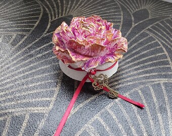 Décoration florale romantique, peinte à la main, pour Cadeau Saint-Valentin