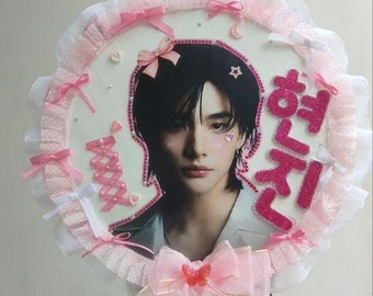 Anpassad KPOP-konsert Uchiwa-fläkt – Personlig vinylhandfläktgåva