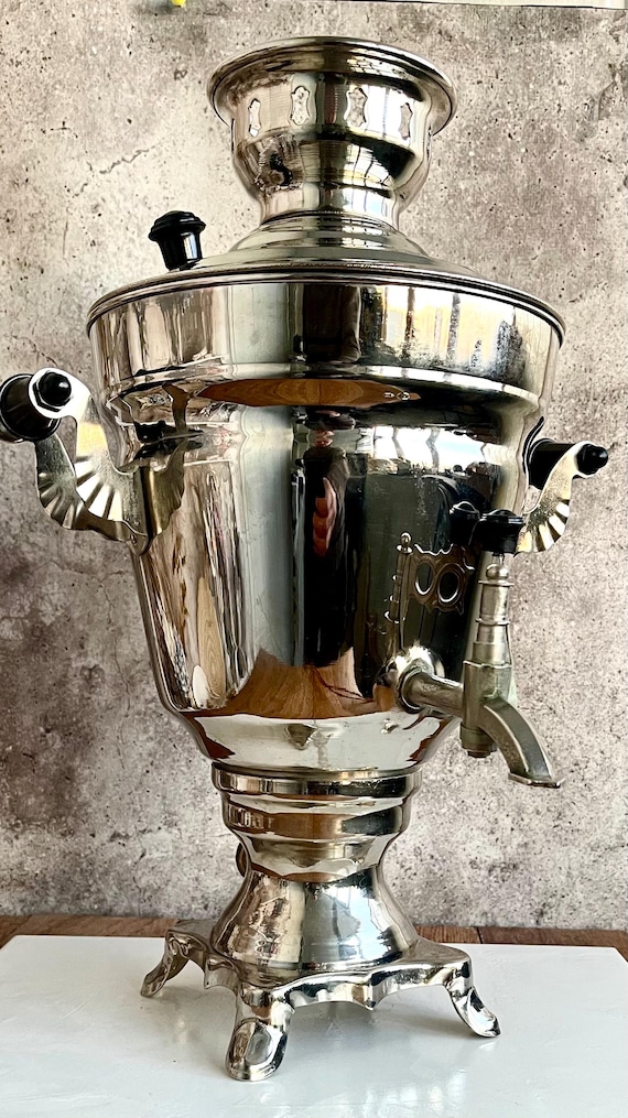 NOS Soviet Vintage Russian Electric Samovar - Tea Urn Teapot