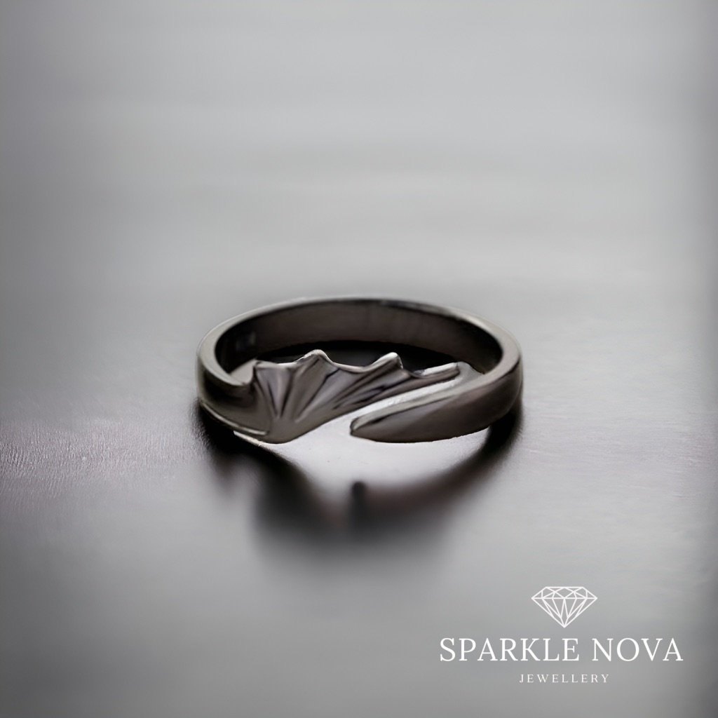 Couples Dragon Wing Rings Couples Angel and Demon Rings Gothic Rings Adjustable Rings Promise