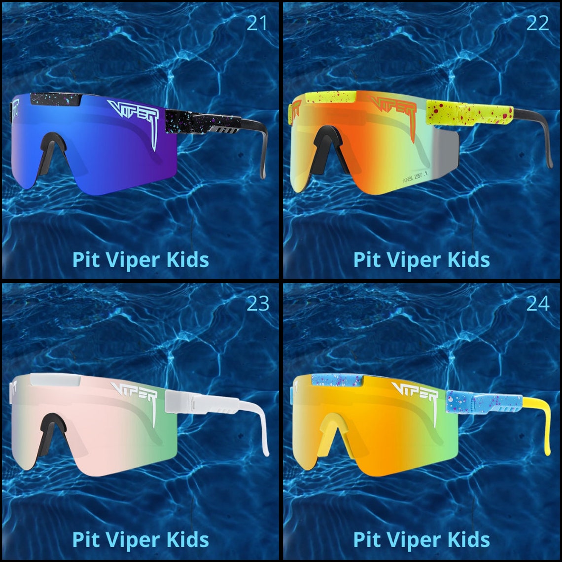 Kids Pit Viper Sunglasses Adult Pit Viper Glasses Unisex - Etsy