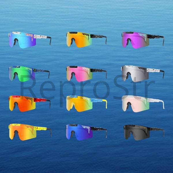 Lunettes de soleil Pit Viper pour enfants | Lunettes pour adultes Pit Viper | Cool unisexe garçon fille | Lunettes de soleil sport UV400 | Lunettes de protection pour enfants | Cadeau pour lui elle