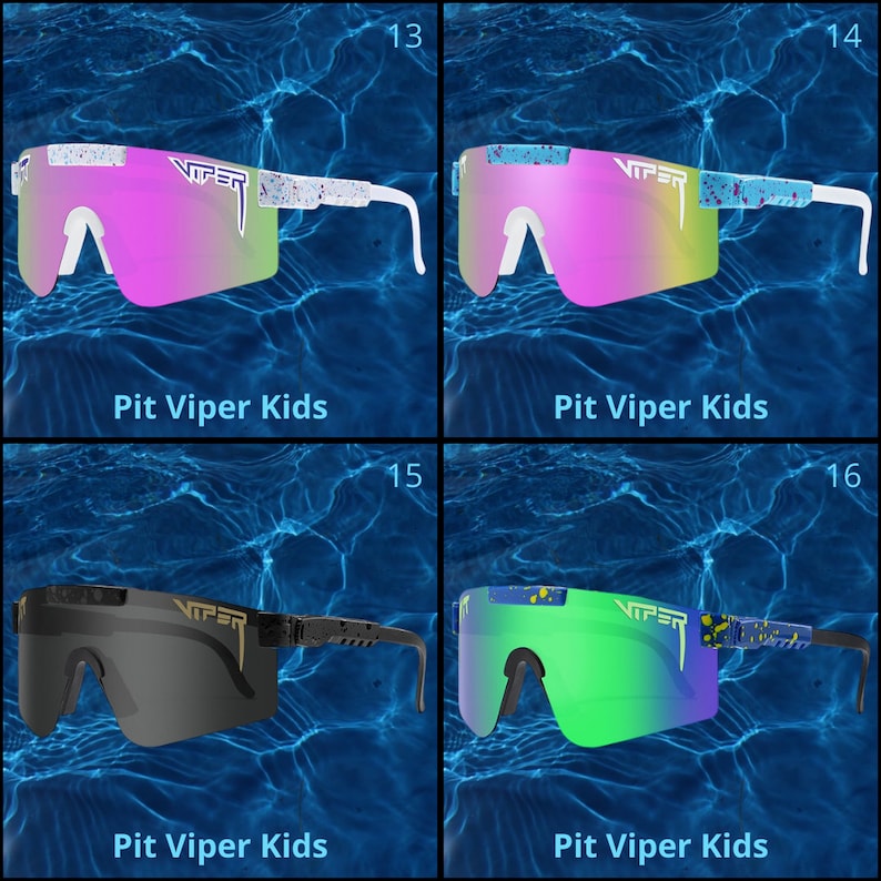 Kids Pit Viper Sunglasses Adult Pit Viper Glasses Unisex Boy Girl Cool
