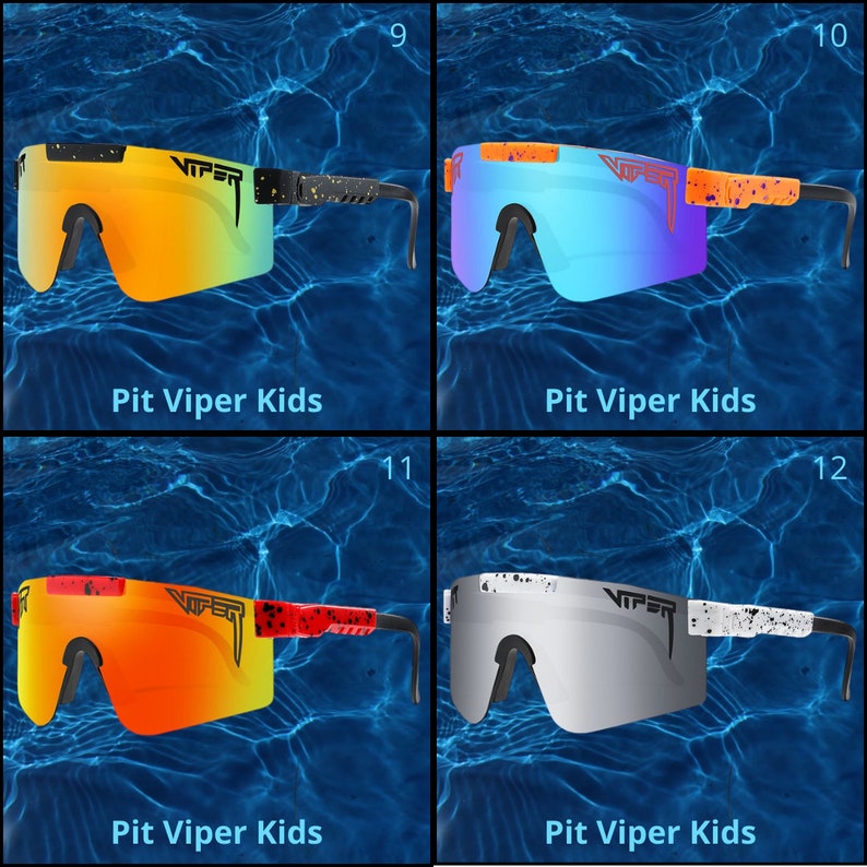 Kids Pit Viper Sunglasses Adult Pit Viper Glasses Unisex Boy Girl Cool UV400 Sport Sunglasses