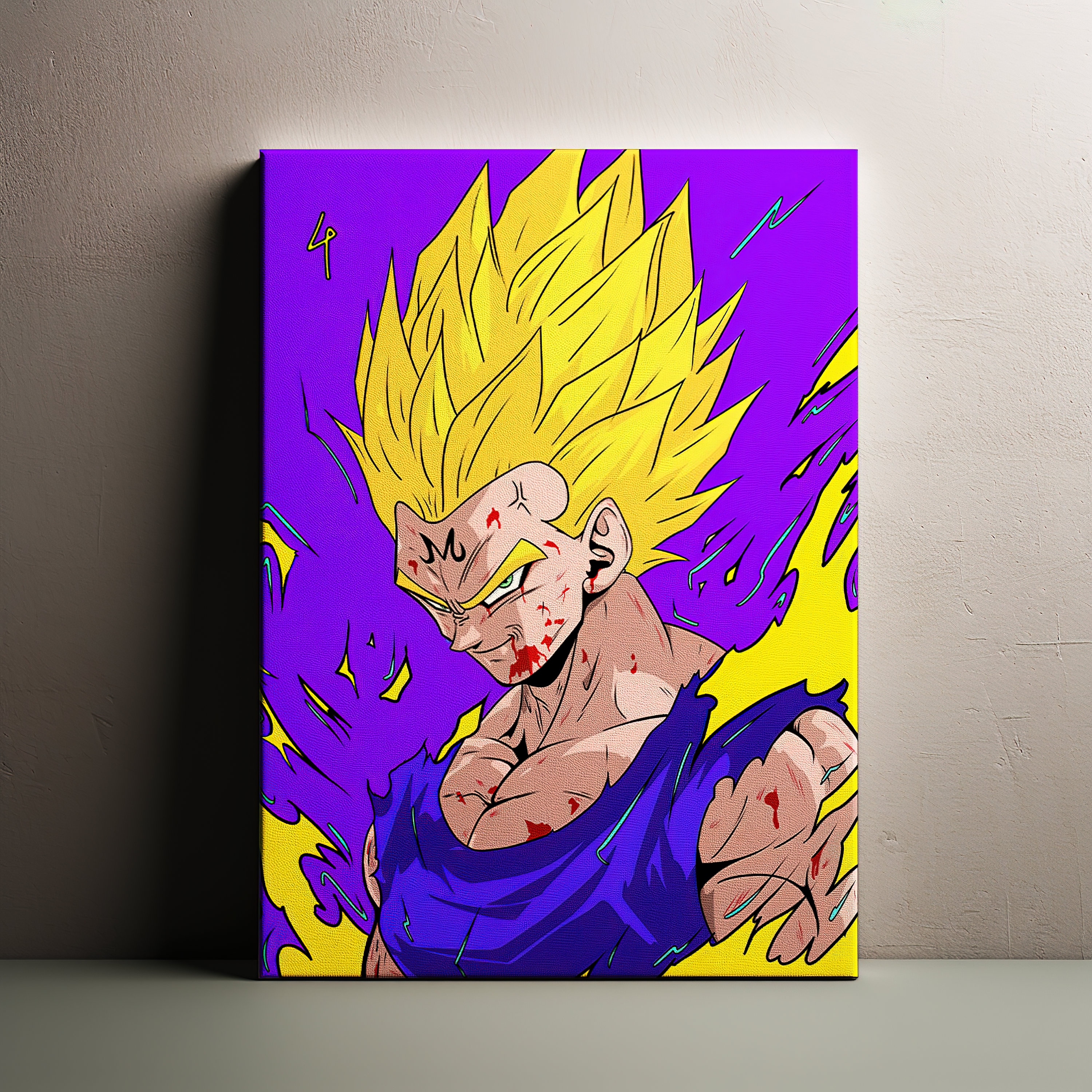 NISHUO Vegeta Dragon Ball Z Wallpaper 4k Canvas Art Poster and Wall Art  Picture Print Modern Family Room Decor Poster 20 x 30 inches (50 x 75 cm) :  : Home & Kitchen