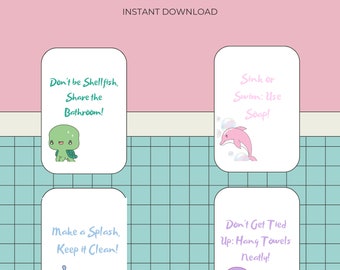 Kids Bathroom Decor, Kids Bathroom Wall Decor, Kids Bathroom Art, Kids Bathroom, Bathroom Decor, Bathroom Prints, Toddler Bathroom Decor