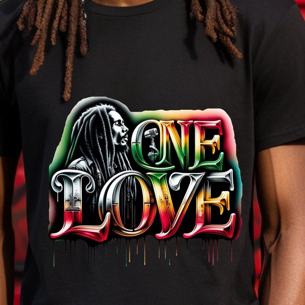 Bob Marley png, one love png