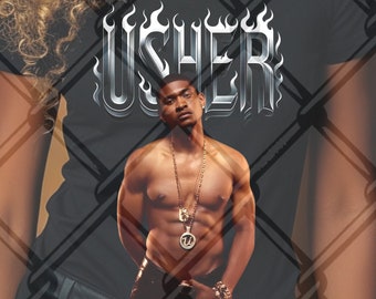 Usher png, ready to print