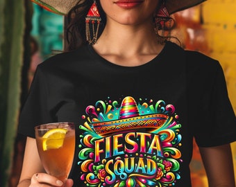 Fiesta Squad png, Cinco de Mayo family tees, group cinco de mayo tees