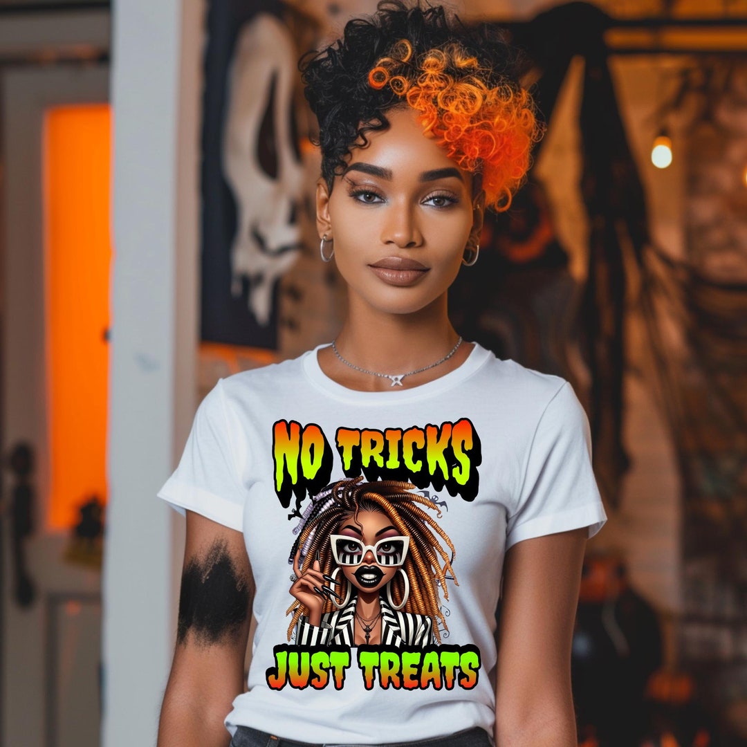 No Tricks Just Treats PNG: Quirky Halloween Saying (digital Download ...