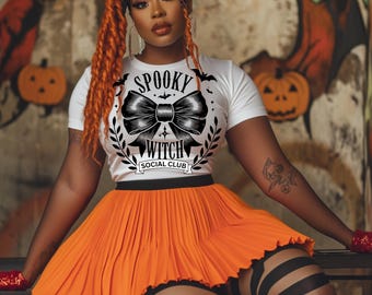 Spooky Witch Social Club PNG - Halloween Graphic (Digital Download)