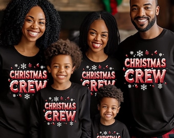 Family Christmas png, Christmas Crew png