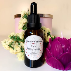Potent Pomegranate Oil for Radiant Skin | 100% Organic Jojoba Oil Face & Body Care | All-Natural Infusion