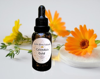 Potent Calendula Oil with Organic Jojoba | Face & Body Oil for Dry Skin | All Natural Skincare