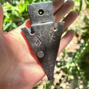 Tibet Hongshan Culture, Meteorite Iron Pendant, Blessing Magnet Glaze Charms, Good Luck Collection Feng Shui Necklace,Ancient Jade Jewelry,