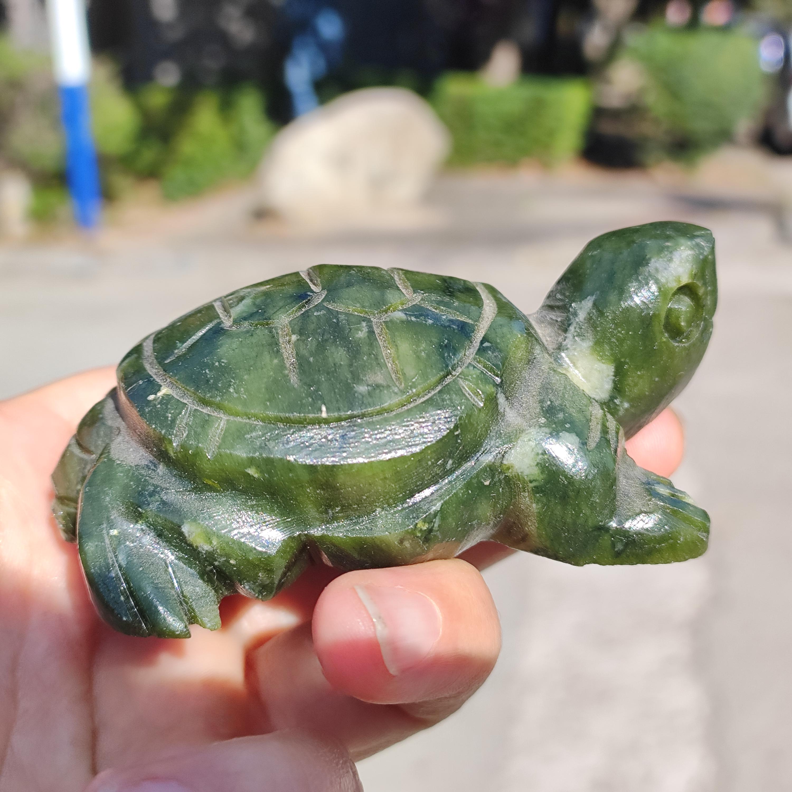 工芸品 Vintage Light Green Natural Jade Turtle il_fullxfull.6422186519_m3b7.jpg