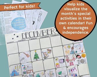 Kids Holiday Countdown Calendar