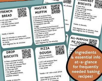 Quick Reference for Baking Recipes