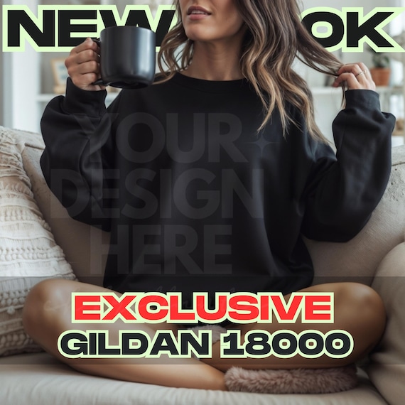 Trendy Oversized Sweatshirt Mockup - Cozy Lifestyle Hoodie, Customizable Apparel Mockup for Designers