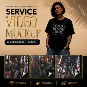Custom black T-Shirt Video Mockup | Bella Canvas 3001 | Gildan USA | | Personalized Video Service- T Shirt Mockup Video-Video Mockup Service