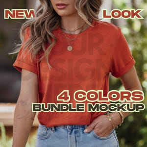 Comfort Colors 1717 Mockup Bundle, 1717 Mockup Bundle, Comfort Colors Bundle, Real Model Mockups,c1717 Mockup Bundle, Comfort Colors Mockup,