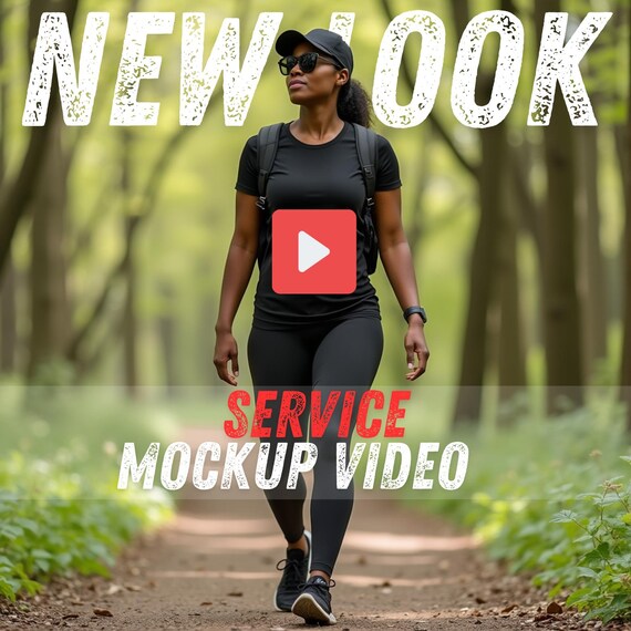 Custom black T-Shirt Video Mockup | Bella Canvas 3001 | Gildan USA | | Personalized Video Service- T Shirt Mockup Video-Video Mockup Service