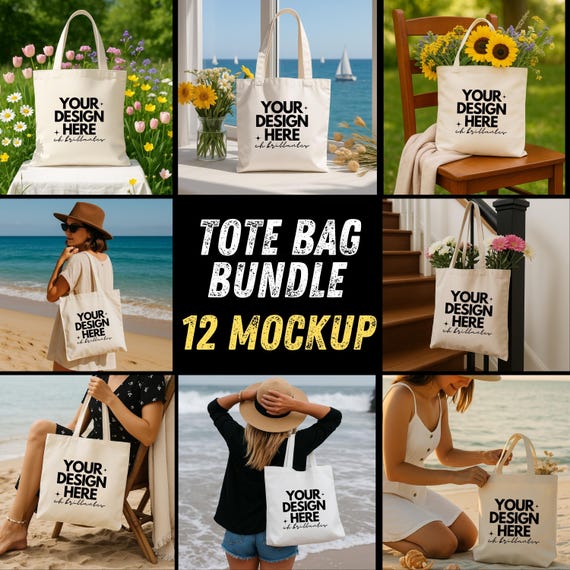 Tote Bag Bundle, Tote Bag Mockup, Tote Bag Mockup Canvas, Liberty Bag Mockup, Liberty OAD113 Mock, Natural Tote Mockup, Bag Mockup Bundle