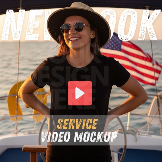Custom black T-Shirt Video Mockup | Bella Canvas 3001 | Gildan USA | | Personalized Video Service- T Shirt Mockup Video-Video Mockup Service
