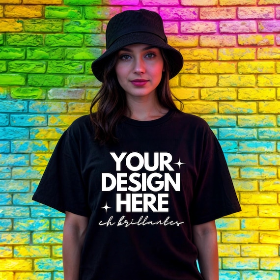 Black Comfort Colors 1717 T-Shirt Mockup| Comfort Colors T-shirt Mockup|Oversized Shirt Mockup-Oversized Mockup,Black Tshirt Mockup-