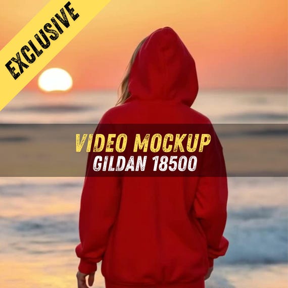 Hoodie Video Mockup | Realistic 3D Sweatshirt Mockup for Print on Demand | High-Quality Apparel Video for Etsy, Shopify & POD Sellers