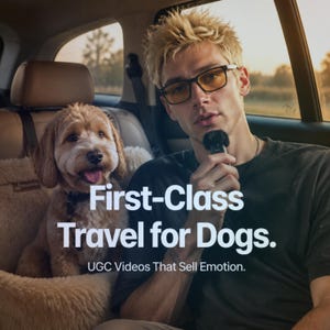 UGC Creator for Pet Brands | Dog Product TikTok Video Ad | User Generated Content | Pet Influencer Dog Model | Instagram Reels Video Maker