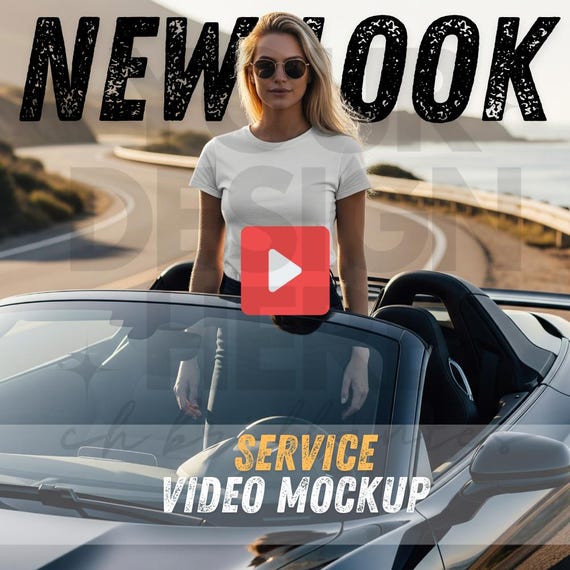 Custom white T-Shirt Video Mockup | Bella Canvas 3001 | Gildan USA | | Personalized Video Service- T Shirt Mockup Video-Video Mockup Service