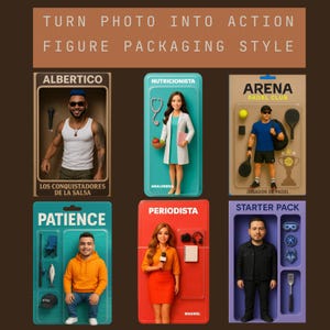 Custom Action Figure,Personalized Toy Box,Turn Yourself Into An Action Figure,Personalized Digital Art,Digital Download-Custom Action Figure