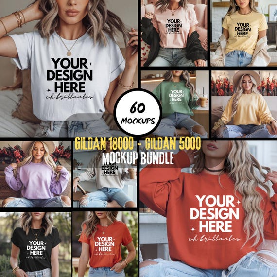 Whole Shop Mockup Bundle-Mega T-Shirt Mockup Deal | Gildan & Bella Canvas 3001 All-Access Pass | Lifestyle-Digital Mockups-Mockup Model