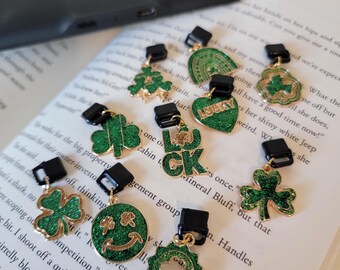 St.Patricks's Day Kindle Charms | Kindle Charms | Kindle Accessories | Tablet Charms | Phone Charms | Clover Charms