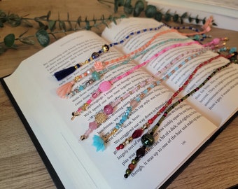 Bead Bookmarks | Seed Bead Bookmarks | Bookmarks | Bookmark | Handmade Bookmarks | Bookmarks for Gifts