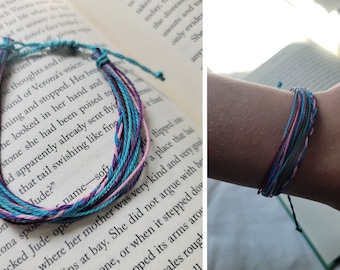 Blue Bay Best Friend Pura Vida Bracelets Wax Cord Bracelet