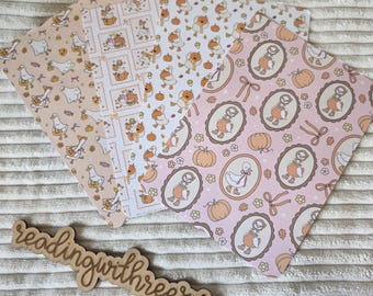 Falloween Kindle Inserts | Inserts for Kindles | Book Lovers | Inserts | Kindle Accessories | Inserts for Clear Cases | Fall Kindle Inserts
