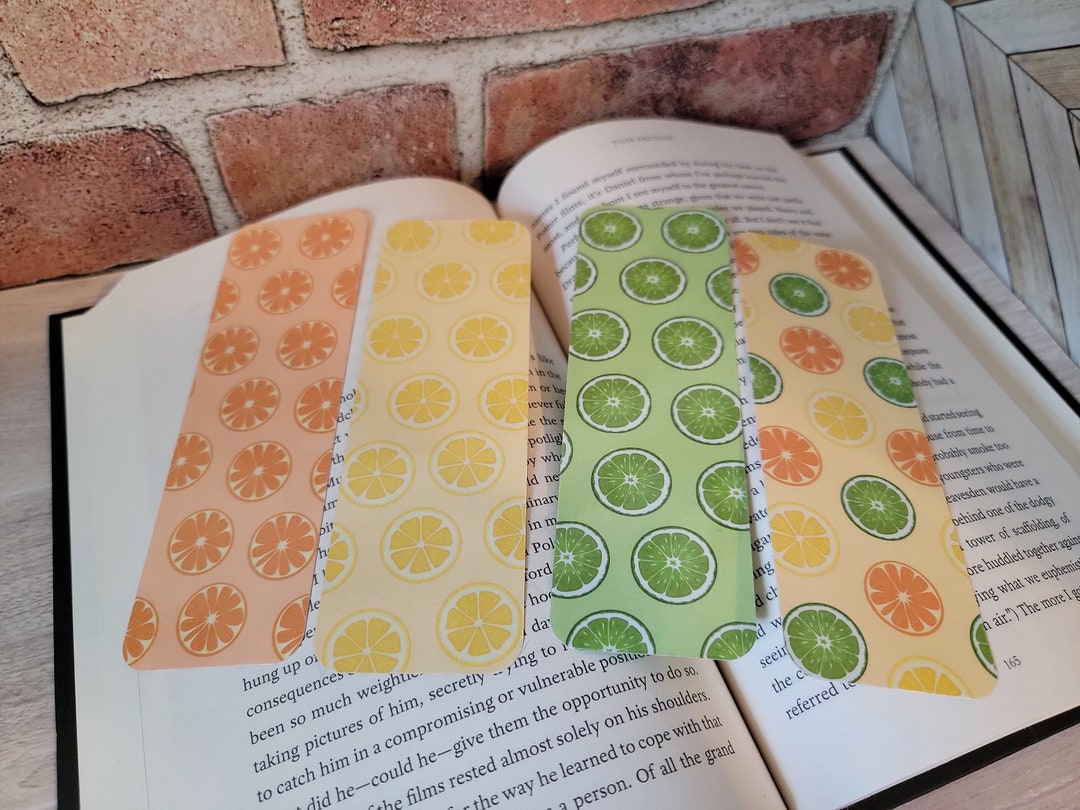 Citrus Bookmarks Lemon Bookmarks Lime Bookmarks Orange Bookmarks ...