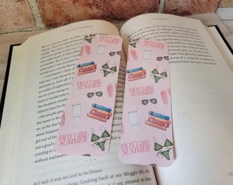 Hot Girl Summer Bookmarks | Bookmarks for Gifts | Cardstock Bookmarks | Summer Bookmarks | Bookmarks | Homemade Bookmarks |