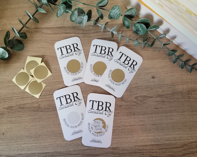 TBR Scratch Off Cards | TBR | Book Accessories | Scratch Off Cards | TBR Pile