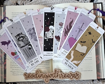 Tarot Bookmarks | Bookmarks | Bookish Bookmarks | Bookmarks with Tassels