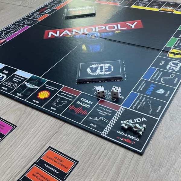 Nanopoly (Monopoly Personalizado Fórmula 1)