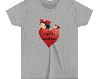 Love Bug Kids Shirt, Kids Valentines Shirt, Matching Mama and Kid Valentines Shirt, Love Bug Matching Shirts, Mama and Me Valentines Tee