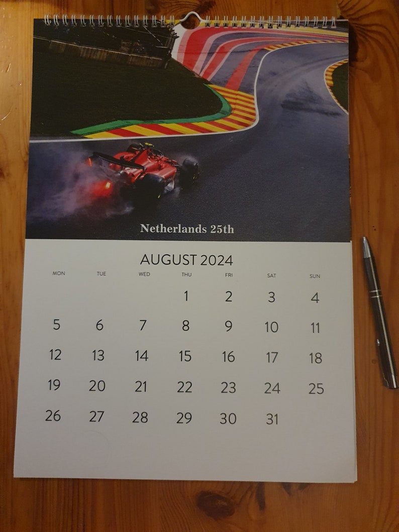 Formula 1 Calendar 2024 - Etsy