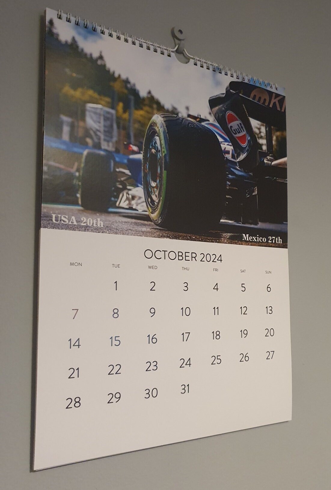 Formula 1 Calendar 2024 - Etsy
