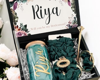 Bridesmaid Proposal, Personalized Bridesmaid gift, Personalized Bridesmaid Proposal Box, bachelorette propose, maid-of-honor proposal gift