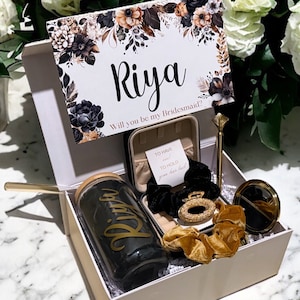 Bridesmaid Proposal, Personalized Bridesmaid gift, Personalized Bridesmaid Proposal Box, bachelorette propose, maid-of-honor proposal gift