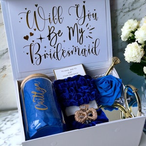 Bridesmaid Proposal, Personalized Bridesmaid gift, Personalized Bridesmaid Proposal Box, bachelorette propose, maid-of-honor proposal gift